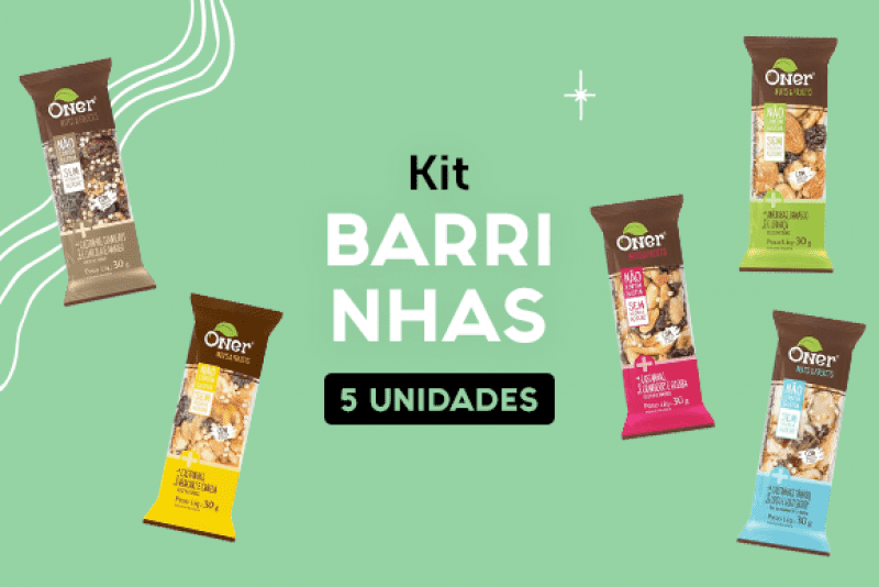Kit Barrinhas - 5 Unidades Kit Barrinhas - 5 Unidades