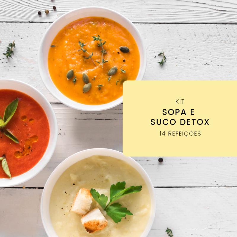 Kit Sopa e Suco 14 itens Kit Sopa e Suco 14 itens